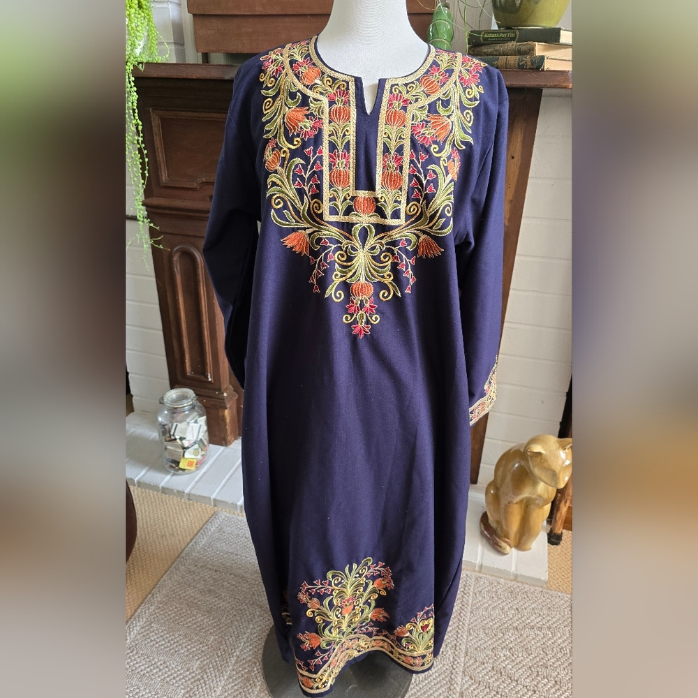 VINTAGE Ethnic Caftan Size XL - Picture 16 of 16